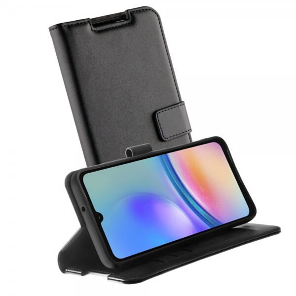 Vivanco Samsung Galaxy S24 FE -suojakotelo Classic Wallet, musta