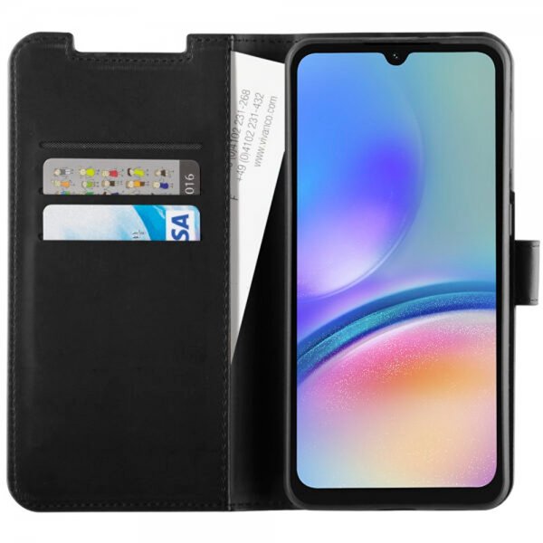 Vivanco Samsung Galaxy S24 FE -suojakotelo Classic Wallet, musta