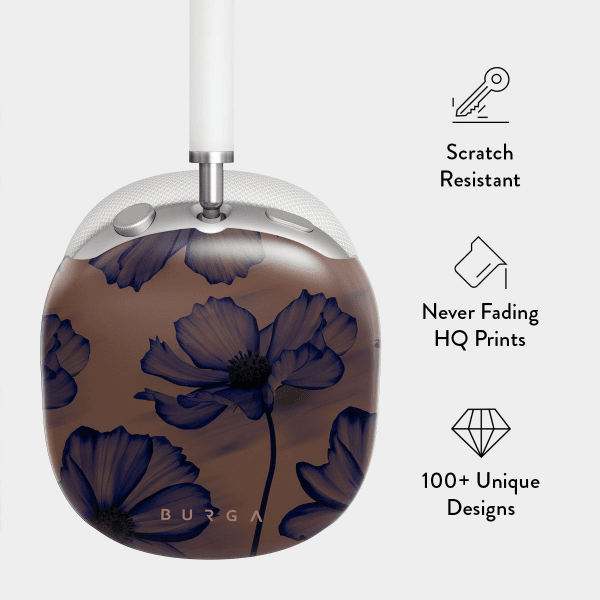 Burgan AirPods Max -kuorisuojus, Design Velvet Night
