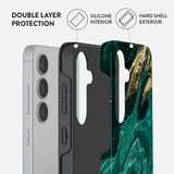 Burga Samsung Galaxy S24 Suojakuori Tough Emerald Pool