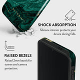 Burga Samsung Galaxy S24 FE Suojakuori Tough Emerald Pool