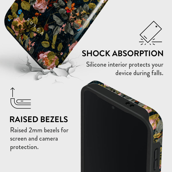 Burga Samsung Galaxy S24 FE Suojakuori Tough Bloomy Garden