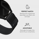 Burga Samsung Galaxy Watch 20mm Ranneke Metal Mesh Musta