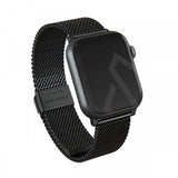Burga Apple Watch 38/40/41/42mm ranneke Mesh Elegance Musta