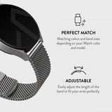 Burga Samsung Galaxy Watch 22mm ranneke Mesh Elegance hopea
