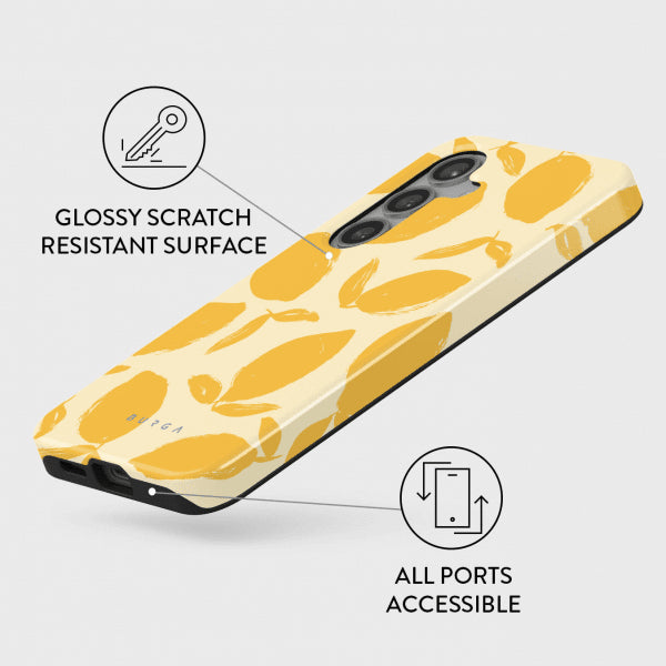 Burga Samsung Galaxy S24 FE Suojakuori Tough Lemon Tart