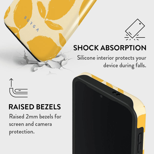 Burga Samsung Galaxy S24 FE Suojakuori Tough Lemon Tart