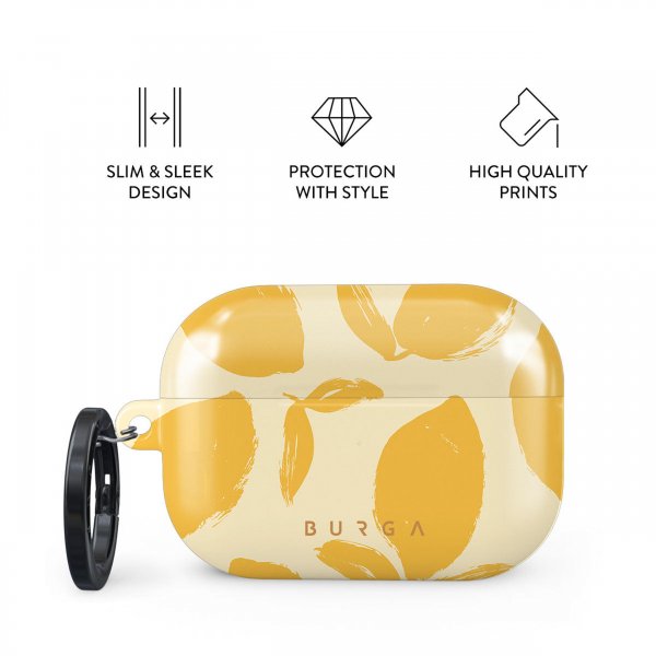Burga AirPods Pro 2 Kotelo Design Lemon Tart