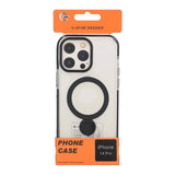 iPhone 14 Pro Kuori Sormusteline MagSafe Musta