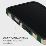 Burga iPhone 15 Pro -suojakuori Tough MagSafe Ivy League