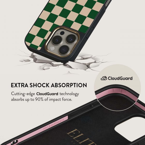 Burga iPhone 16 Suojakuori Elite Dark MagSafe Ivy League