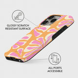 Burga iPhone 15 Plus -suojakuori Tough MagSafe Aloha