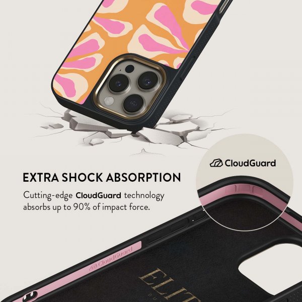 Burga iPhone 14 Elite Dark MagSafe Aloha -suojakuori