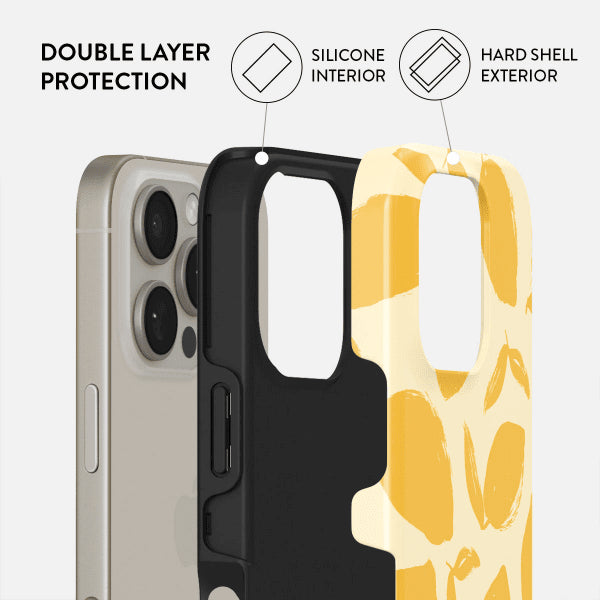 Burga iPhone 15 Pro Max Kuori Tough MagSafe Lemon Tart