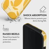 Burga iPhone 14 Suojakuori Tough MagSafe Lemon Tart