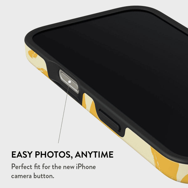 Burga iPhone 15 -suojakuori Tough MagSafe Lemon Tart