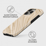 Burga iPhone 16 Pro kuoret Tough MagSafe Full Glam