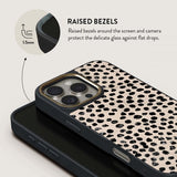 Burga iPhone 16 -suojakuori Elite Dark MagSafe Almond Latte