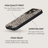 Burga iPhone 14 Suojakuori Elite Dark MagSafe Almond Latte