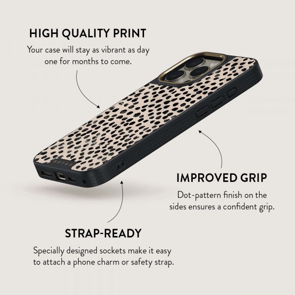 Burga iPhone 16 Pro Max Elite Dark MagSafe Almond Latte -kuori