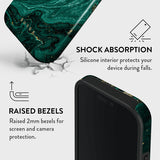 Burga iPhone 16 Suojakuori Tough MagSafe Emerald Pool