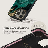 Burga iPhone 15 Pro Max Kuori Elite Dark MagSafe Emerald Pool