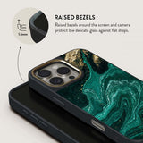 Burga iPhone 16 Pro Kuori Elite Dark MagSafe Emerald Pool