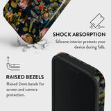 Burga iPhone 16 Suojakuori Tough Bloomy Garden