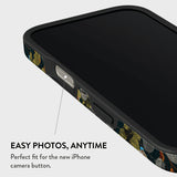 Burga iPhone 16 Suojakuori Tough Bloomy Garden