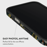 Burga iPhone 16 Pro Tough MagSafe -kuori, Bloomy Garden