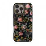 Burga iPhone 16 Pro Elite Dark MagSafe Bloomy Garden -kuori