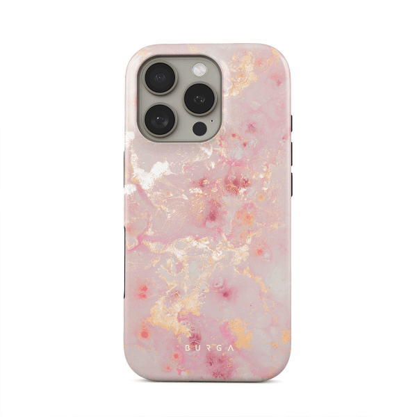 Burga iPhone 14 Suojakuori Tough MagSafe Golden Coral