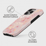 Burga iPhone 15 Kuori Tough MagSafe Golden Coral