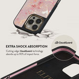 Burga iPhone 15 Elite Dark MagSafe Golden Coral -suojakuori