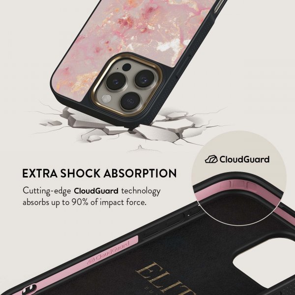 Burga iPhone 16 Pro Max Elite Dark MagSafe Golden Coral -kuoret