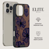 Burga iPhone 15 Elite Dark MagSafe Velvet Night -kuori