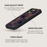 Burga iPhone 16 Pro Elite Dark MagSafe Velvet Night -kuori