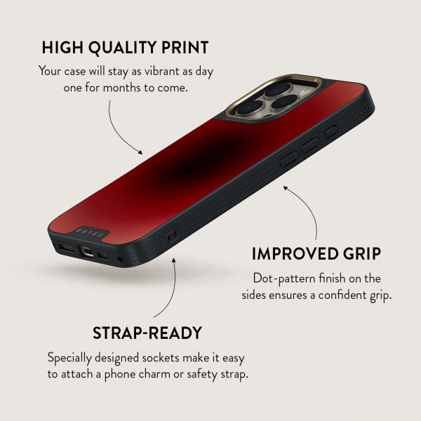 Burga iPhone 16 Plus Elite Dark MagSafe No Talking -kuori
