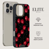 Burga iPhone 15 Plus Suojakuori Elite Dark MagSafe Cherrybomb