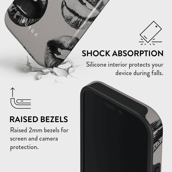 Burga iPhone 14 -suojakotelo, Tough Next Mistake