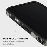 Burga iPhone 15 -kuoret Tough Next Mistake