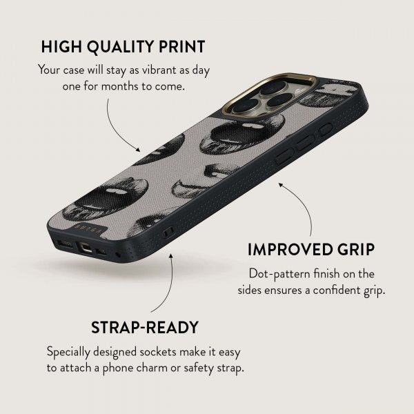Burga iPhone 16 -suojakuori Elite Dark MagSafe Next Mistake