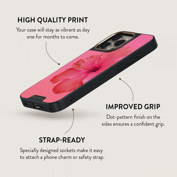 Burga iPhone 16 Plus -suojakuori Elite Dark MagSafe Island Girl