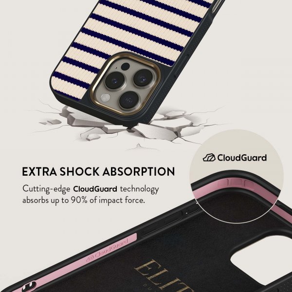 Burga iPhone 16 Pro Max Elite Dark MagSafe Old Money -suojakuori