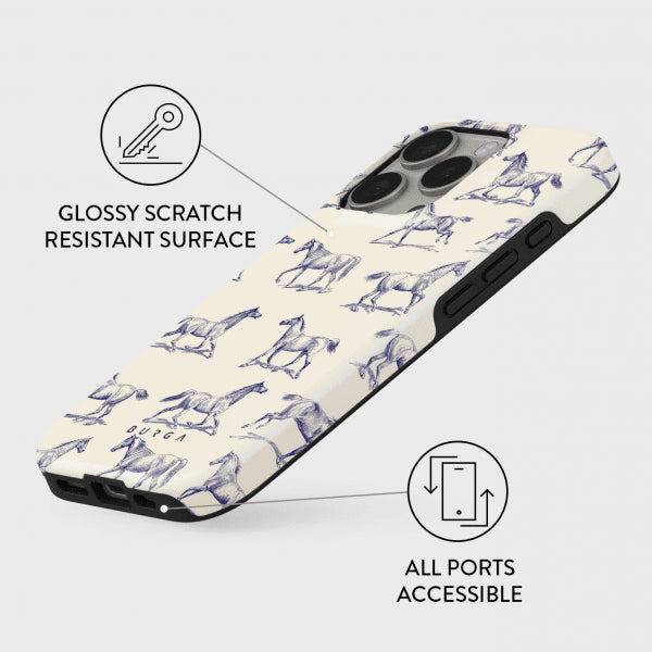 Burga iPhone 16 -suojakuori Tough MagSafe Derby Race