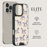 Burga iPhone 15 Pro Kuori Elite Dark MagSafe Derby Race