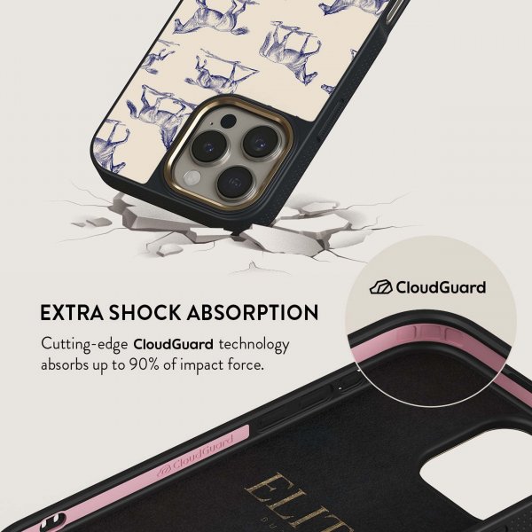 Burga iPhone 14 Elite Dark MagSafe Derby Race -kuori