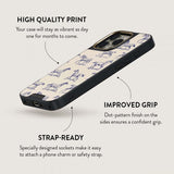 Burga iPhone 15 Plus Suojakuori Elite Dark MagSafe Derby Race