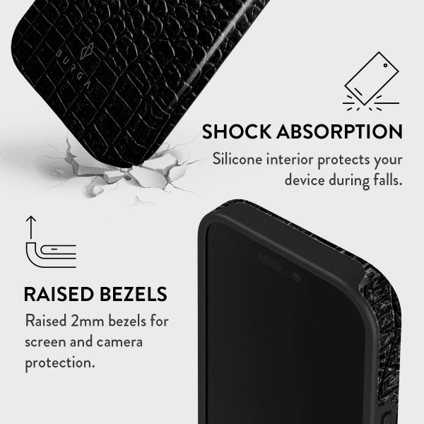 Burga iPhone 16 Plus -suojakuori Tough MagSafe Reaper's Touch