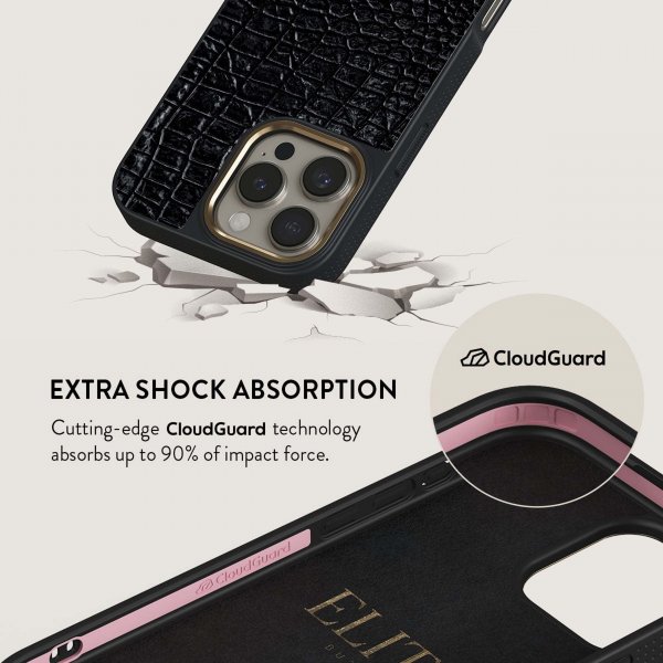 Burga iPhone 16 Plus Elite Dark MagSafe Reaper's Touch -kuori